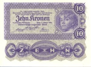 Austria, 10 Krone, P75
