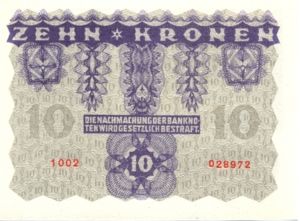 Austria, 10 Krone, P75