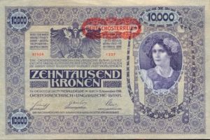 Austria, 10,000 Krone, P66