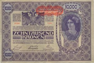 Austria, 10,000 Krone, P65