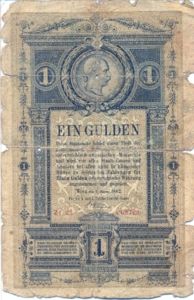 Austria, 1 Gulden, A153