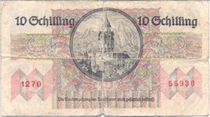 Austria, 10 Schilling, P122