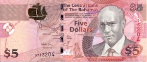 Bahamas, 5 Dollar, P72