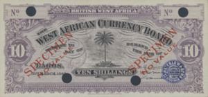 British West Africa, 10 Shilling, P4ct, WACB B3t