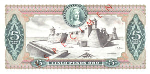 Colombia, 5 Peso Oro, P406s
