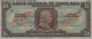 Costa Rica, 50 Colones, P207ct