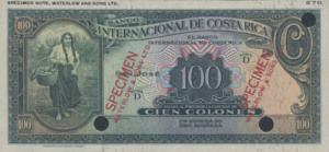 Costa Rica, 100 Colones, P182ct