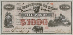 Cuba, 1,000 Peso, P60