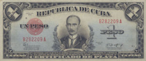 Cuba, 1 Peso, P69e, RDC B9