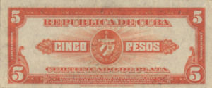 Cuba, 5 Peso, P70d