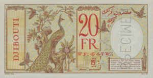 French Somaliland, 20 Franc, P7Bs1