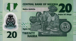 Nigeria, 20 Naira, P34a