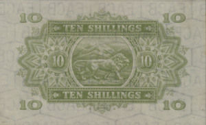 East Africa, 10 Shilling, P29b