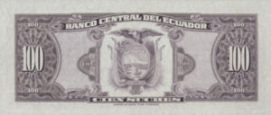 Ecuador, 100 Sucre, P112p