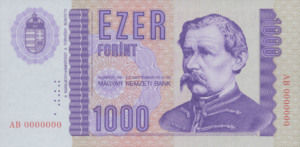 Hungary, 1,000 Forint, P176ct