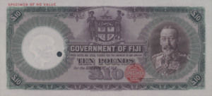 Fiji Islands, 10 Pound, P35ct