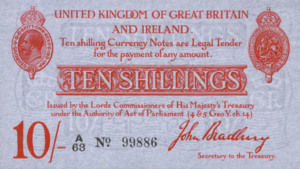 Great Britain, 10 Shilling, P348a