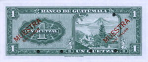 Guatemala, 1 Quetzal, P43s