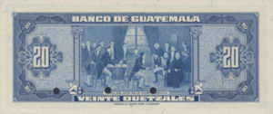 Guatemala, 20 Quetzal, P39s