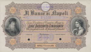 Italian States, 250 Lira, S839ct