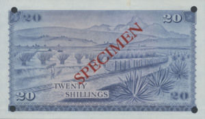 Kenya, 20 Shilling, P8s, CBK B8as
