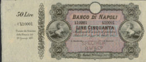 Italian States, 50 Lira, S844s