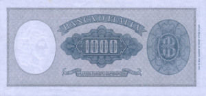 Italy, 1,000 Lira, P88b