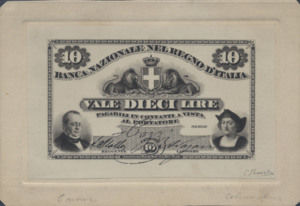 Italian States, 10 Lira, S736p