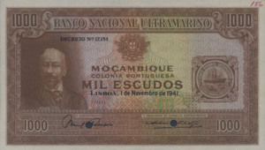 Mozambique, 1,000 Escudo, P88r