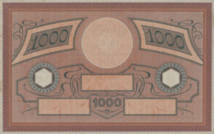 Netherlands Indies, 1,000 Gulden, P65