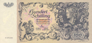 Austria, 100 Schilling, P132