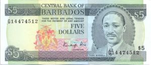 Barbados, 5 Dollar, P37