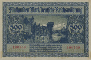 Danzig, 500 Mark, P14, 960.2, B202a