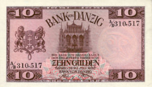 Danzig, 10 Gulden, P58