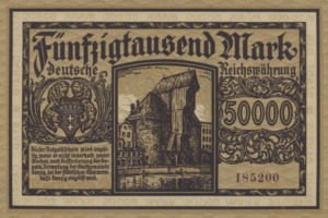 Danzig, 50,000 Mark, P19