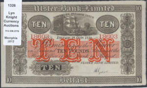 Ireland, Northern, 10 Pound, P308 v2