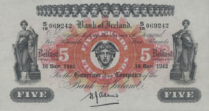 Ireland, Northern, 5 Pound, P52c