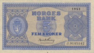 Norway, 5 Krone, P25d