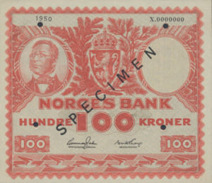 Norway, 100 Krone, P33s