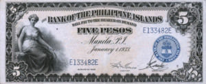 Philippines, 5 Peso, P22