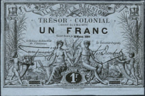 Reunion, 1 Franc, P9