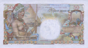 Saint Pierre and Miquelon, 50 Franc, P25