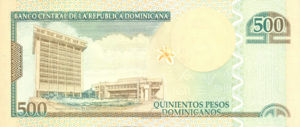 Dominican Republic, 500 Peso Oro, P179New