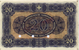 Switzerland, 20 Franc, P32as