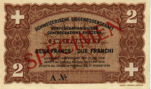 Switzerland, 2 Franc, P41as