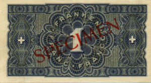 Switzerland, 1 Franc, P40as