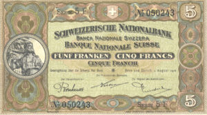 Switzerland, 5 Franc, P11b