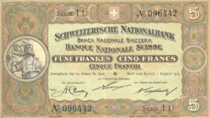 Switzerland, 5 Franc, P11a