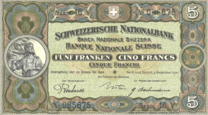 Switzerland, 5 Franc, P11g