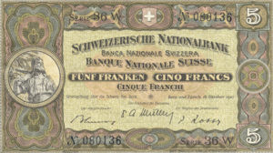 Switzerland, 5 Franc, P11m
